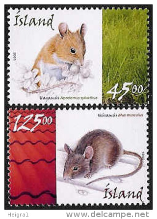 Iceland 2005 MNH/**/postfris/postfrisch Michelnr. 1087-1088 - Unused Stamps