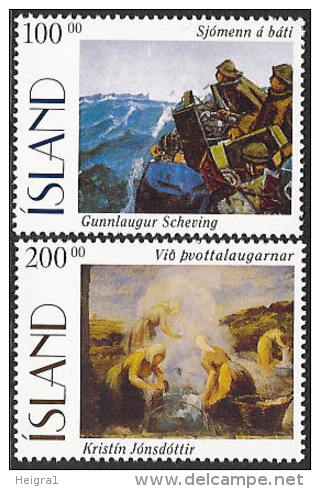 Iceland 1996 MNH/**/postfris/postfrisch Michelnr. 842-843 - Ungebraucht