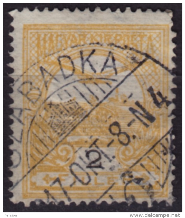 Subotica Szabadka - 1917 Hungary / Serbia Yugoslavia - KuK / K.u.K - 2 Fill. - Used - Préphilatélie