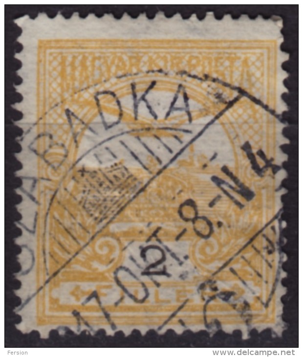 Subotica Szabadka - 1917 Hungary / Serbia Yugoslavia - KuK / K.u.K - 2 Fill. - Used - Prephilately