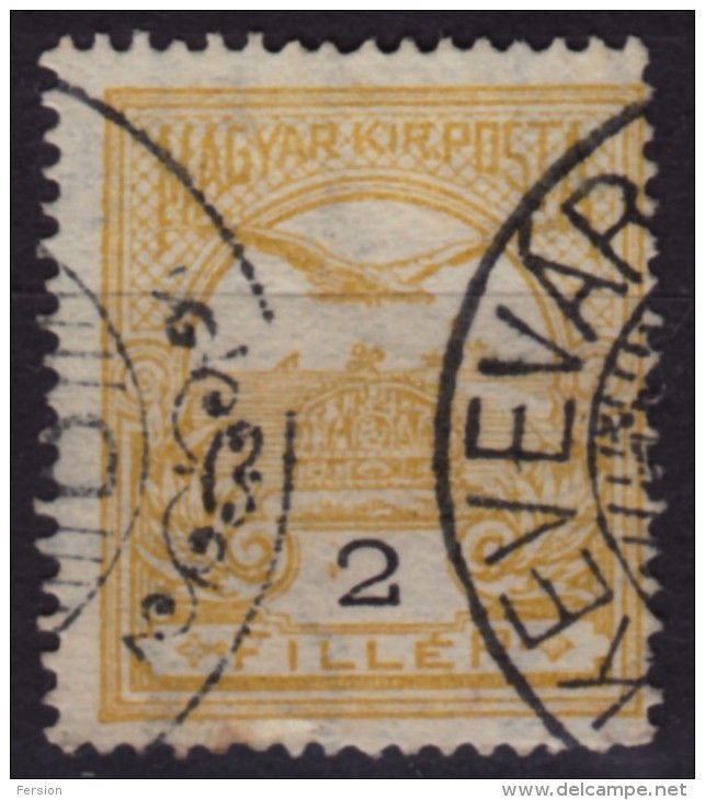 Kovin Kevevára Kevevara  - Hungary / Serbia Yugoslavia - KuK / K.u.K - 2 Fill. - Used - Prefilatelia