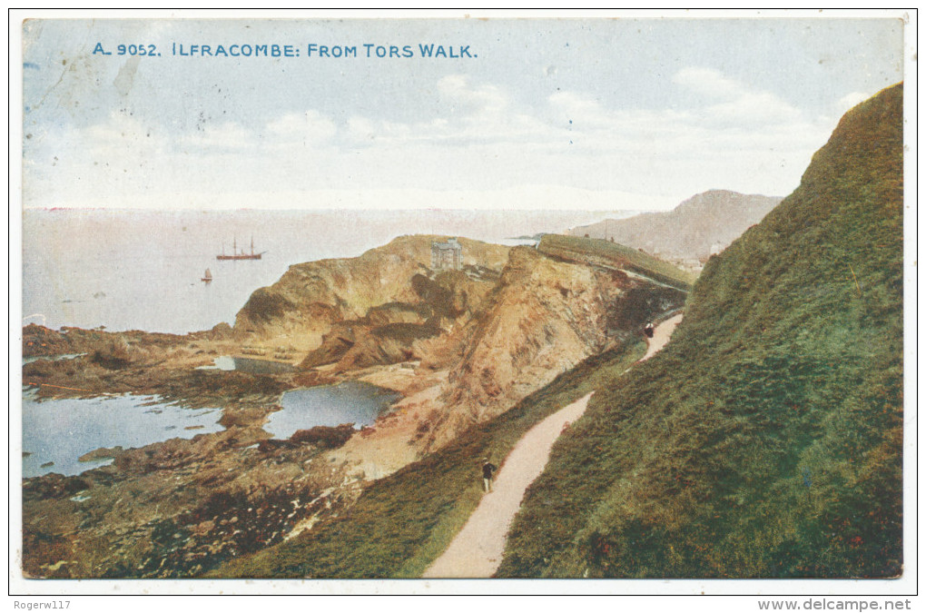 Ilfracombe: From Tors Walk, 1922 Postcard - Ilfracombe