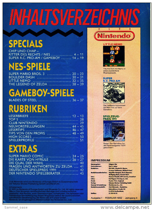 Die Offizielle Club Nintendo Computerspiele-Zeitschrift / Februar 1992 - Informática