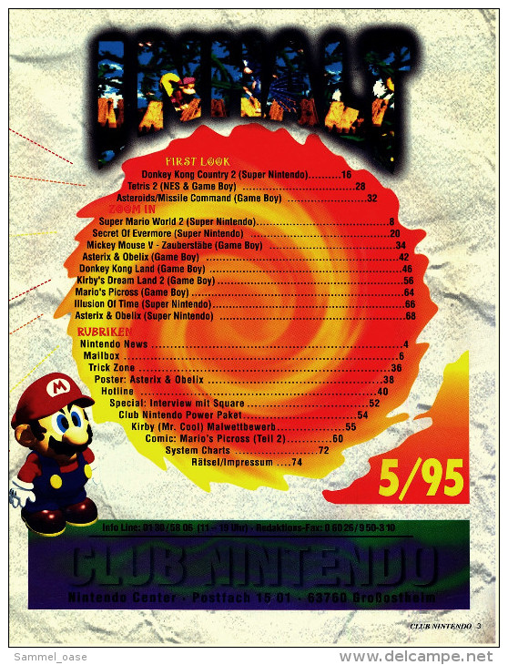 Die Offizielle Club Nintendo Computerspiele-Zeitschrift / Oktober 1995 - Informatica