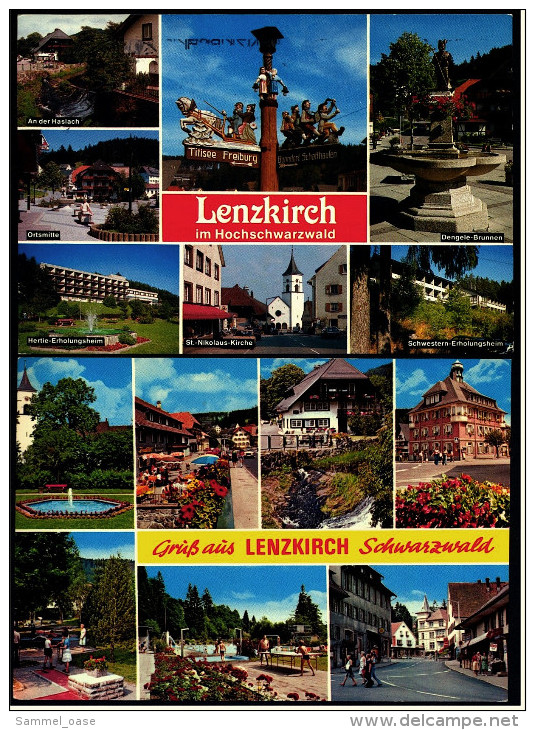 2 X Lenzkirch / Schwarzwald  -  Mehrbild-Ansichtskarte  Ca. 1984 / 1990  (4897) - Schluchsee