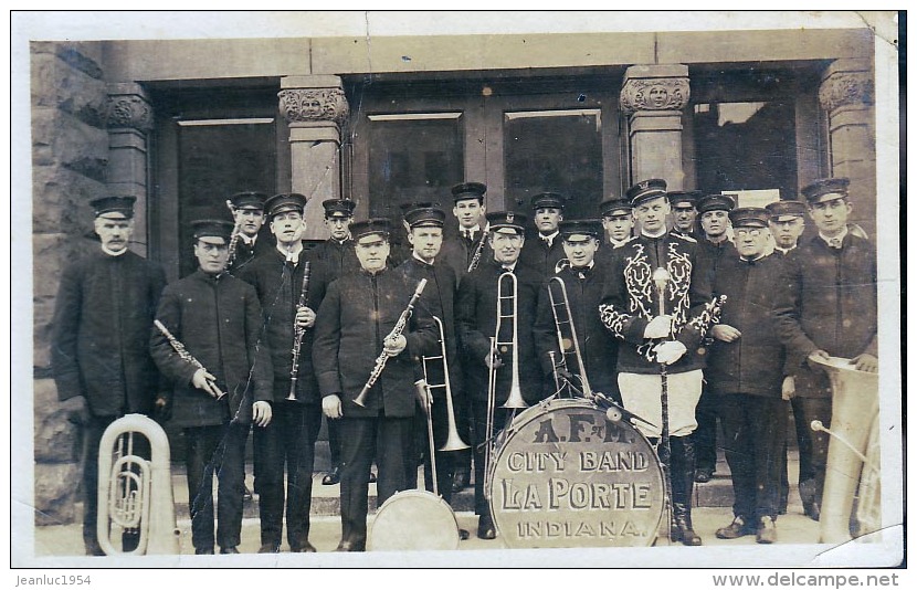 ORCHESTRE CITY BAND LA PORTE INDIANA - Autres & Non Classés