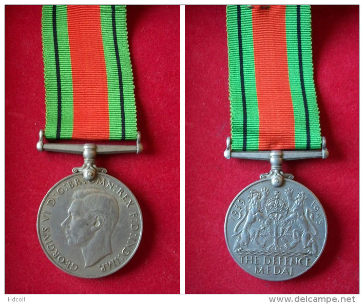 ROYAUME-UNI - Médaille DEFENCE MEDAL 1939 1945 - Gran Bretaña