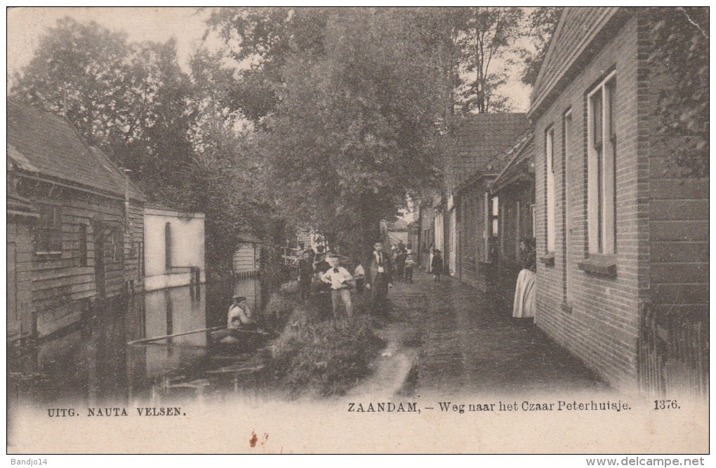 Zaandam  - Weg Naar Het Czaar Peterhuisje  - Scan Recto-verso - Zaandam