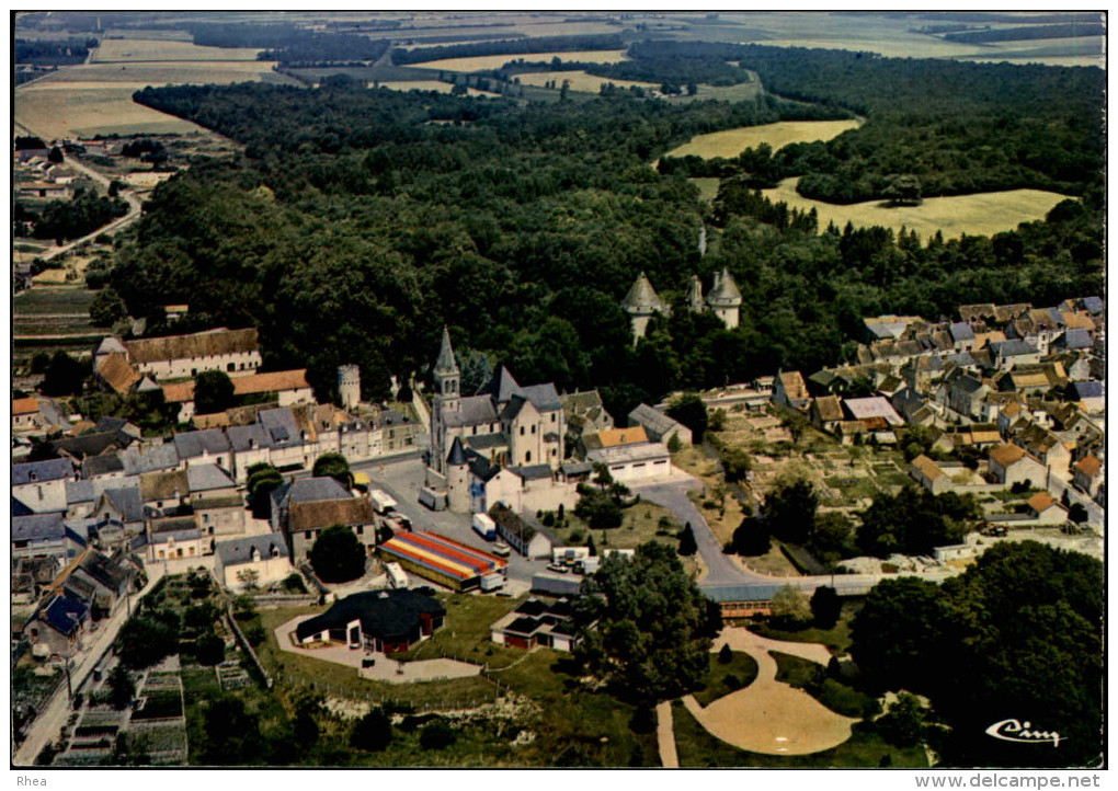 36 - VILLEDIEU-SUR-INDRE - Vue Aérienne - Fete Foraine - Autres & Non Classés