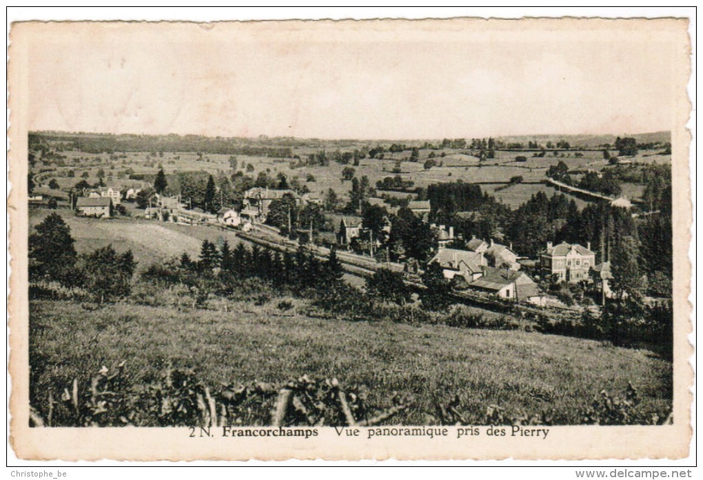 Francorchamps, Vue Panoramique Pris De Pierry (pk21551) - Stavelot