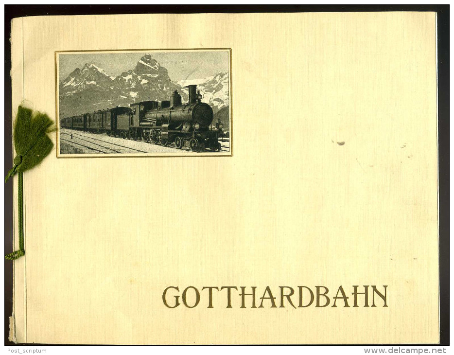 Livre - Gotthardbahn : 36 Ansichten -  Train St Gothard - Photographie