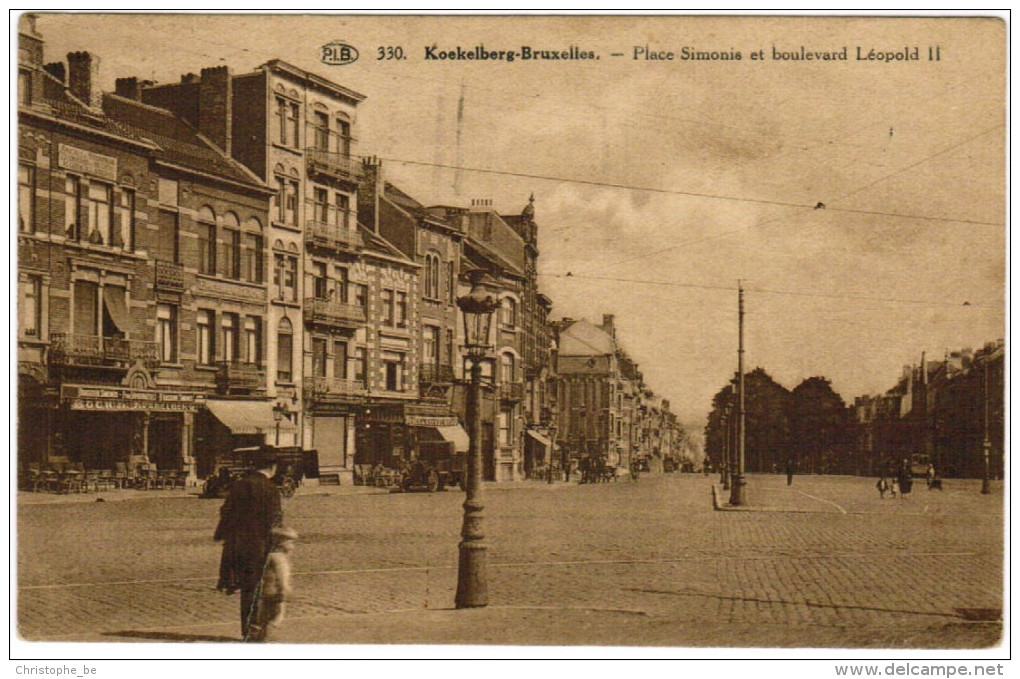 Koekelberg, Bruxelles, Place Simonis Et Boulevard Leopold I (pk21572) - Koekelberg