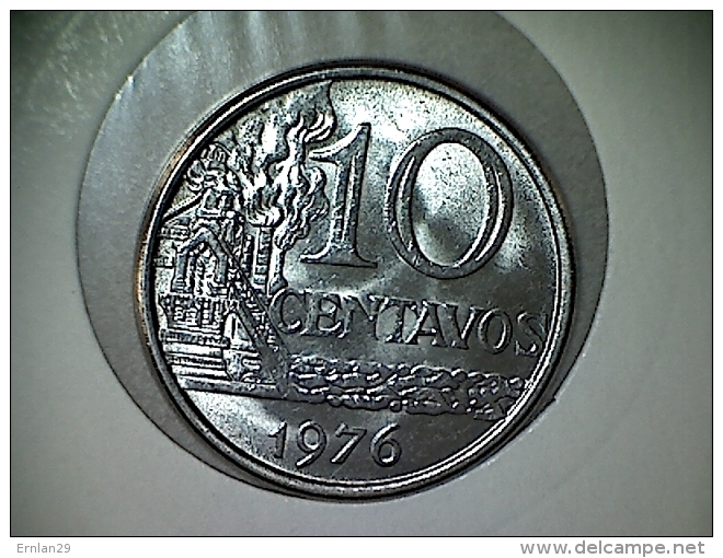 Brésil 10 Centavos 1976 TTB - Brésil