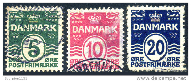 DENMARK 1912 - Set Used - Gebraucht