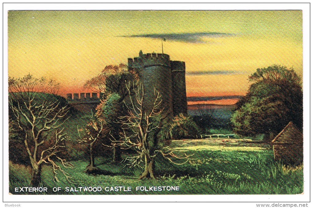 RB 1056 - Early Postcard - Exterior Of Saltwood Castle - Folkestone Kent - Folkestone