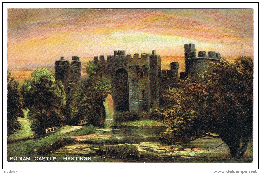 RB 1056 - Early Postcard - Bodiam Castle - Hastings Sussex - Hastings