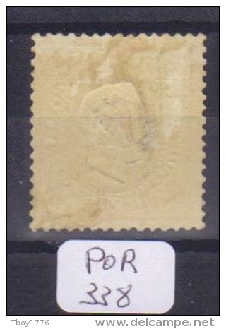 POR Afinsa  94 D. Luis I Surchargé PROVISORIO Type II Papier Porcelana 12 1/2 X - Ongebruikt
