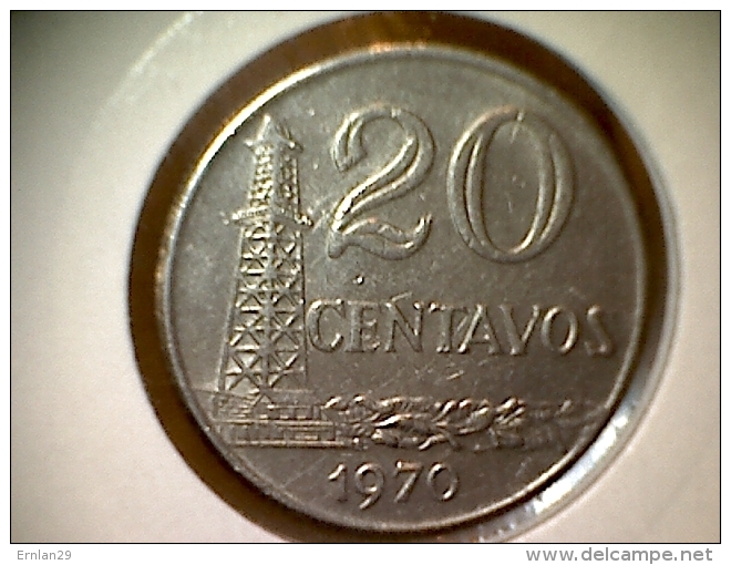 Brésil 20 Centavos 1970 - Brésil