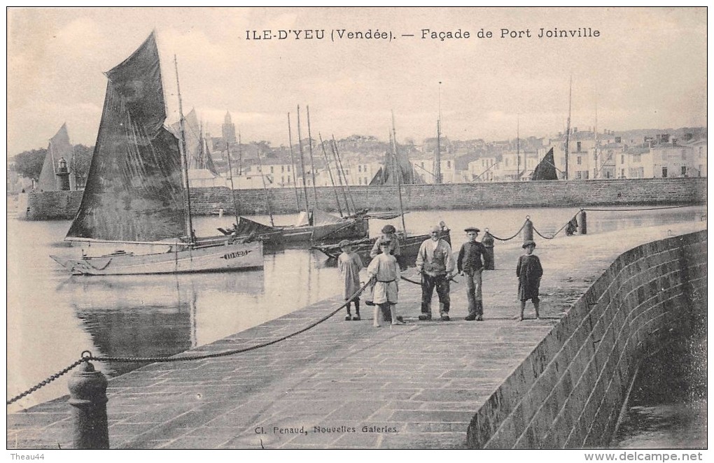 ¤¤  -    ILE-d´YEU   -  Façade De PORT-JOINVILLE   -  Bateaux De Pêche   -  ¤¤ - Ile D'Yeu