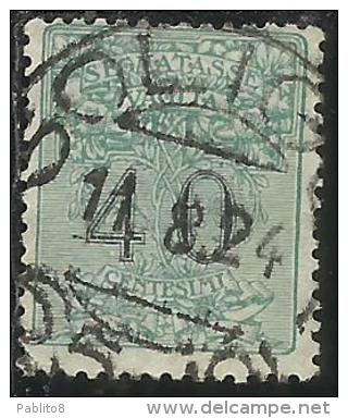 ITALY KINGDOM ITALIA REGNO 1924 SEGNATASSE TAXES TASSE POSTAGE DUE PER VAGLIA CENT. 40 USATO USED OBLITERE´ - Strafport Voor Mandaten