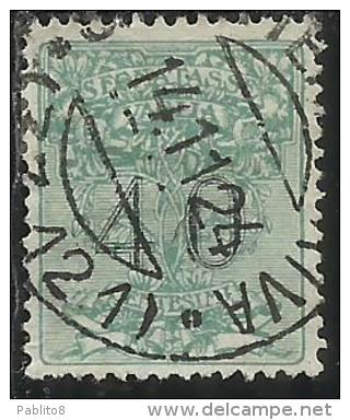 ITALY KINGDOM ITALIA REGNO 1924 SEGNATASSE TAXES TASSE POSTAGE DUE PER VAGLIA CENT. 40 USATO USED OBLITERE´ - Strafport Voor Mandaten