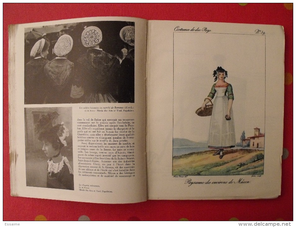 visages de la Bourgogne. éd. Horizons de France. 1946. Illust. Jean Moreau, LW Graux