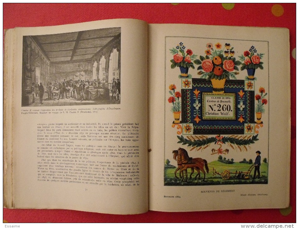 visages de l'Alsace. éd. Horizons de France. 1948. Marthelot, Doliinger, Heitz, Biedermann