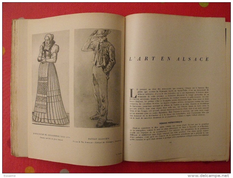 visages de l'Alsace. éd. Horizons de France. 1948. Marthelot, Doliinger, Heitz, Biedermann