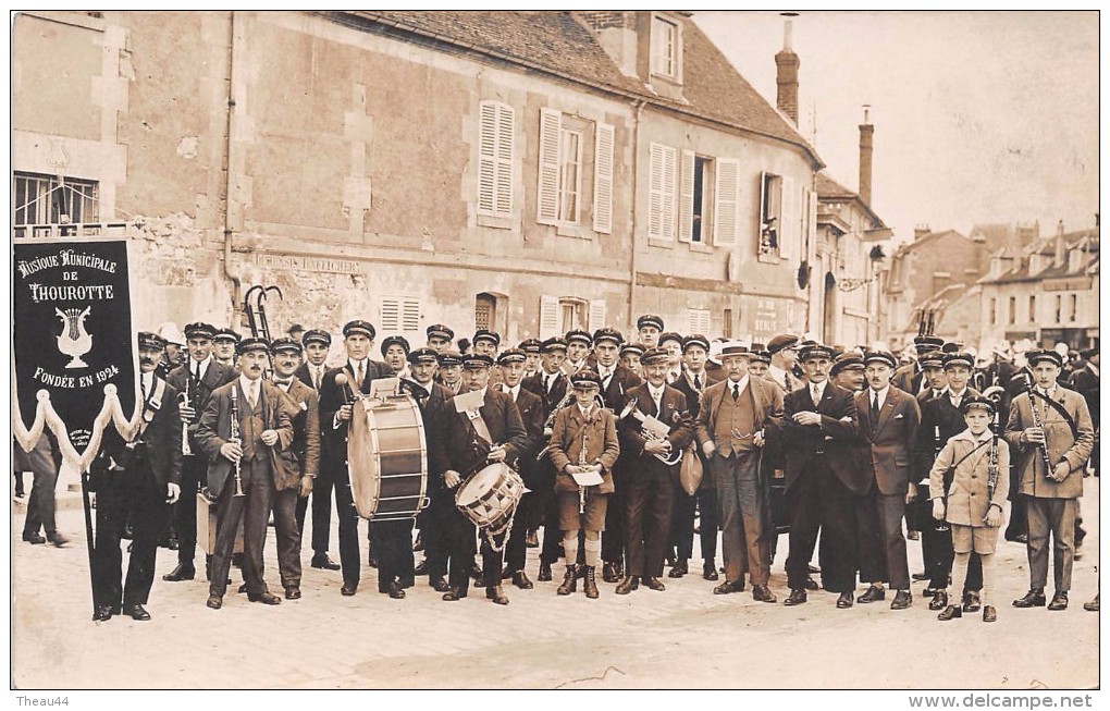 ¤¤  -   Carte-Photo   -  L'Harmonie De THOUROTTE  -  Musique Municipale Fondée En 1924   -  ¤¤ - Thourotte