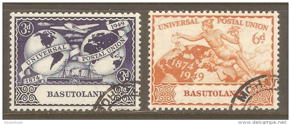 BASUTOLAND  Scott  # 41-4 VF USED - 1933-1964 Kronenkolonie