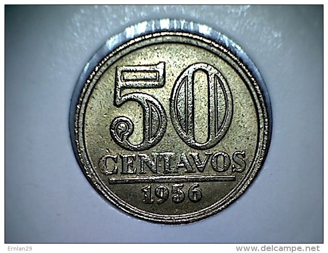 Brésil 50 Centavos 1956 - Brasil