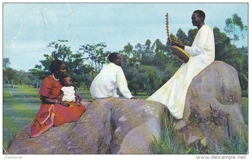 Uganda - Kampala - Muganda Harpist 1964 - Ouganda