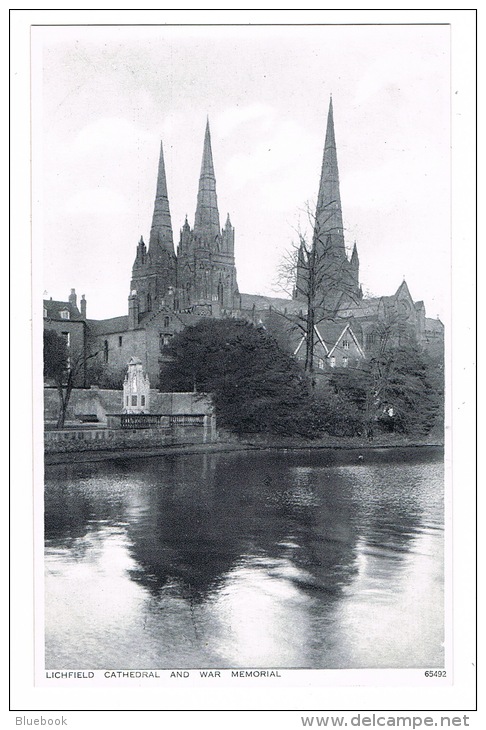 RB 1057 - 8 Early Photochrom Postcards - Lichfield Cathedral - Staffordshire - Autres & Non Classés
