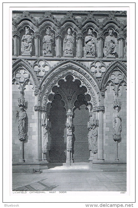 RB 1057 - 8 Early Photochrom Postcards - Lichfield Cathedral - Staffordshire