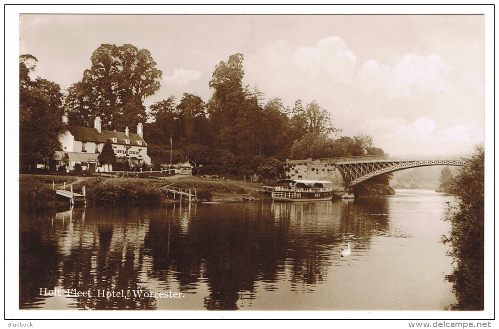 RB 1057 - 1928 Real Photo Postcard - Holt Fleet Hotel Worcester - Worcestershire - Other & Unclassified