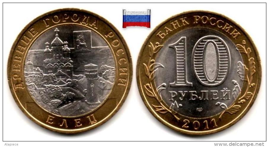 Russie - 10 Roubles 2011 (Yelets - Unc) - Russia