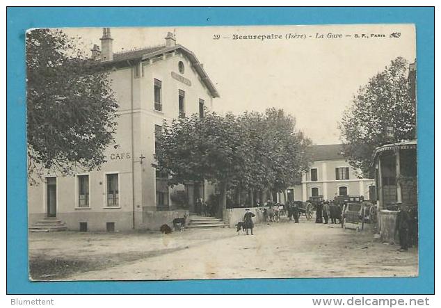 CPA 39 - La Gare BEAUREPAIRE 38 - Beaurepaire