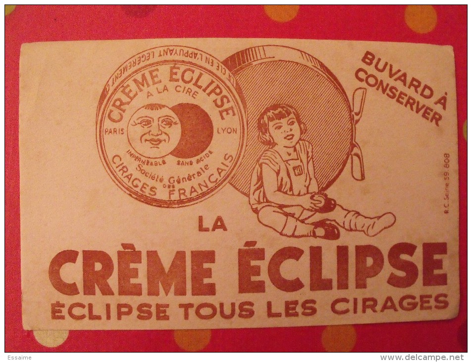 Buvard Cirage Crème éclipse. Vers 1950. - E