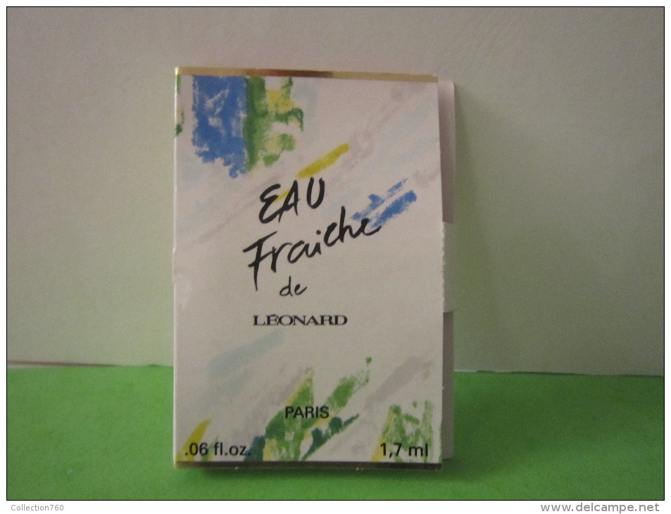 LEONARD - Echantillon (collector - Ne Pas Utiliser) Date Des Années 1990 - Parfums - Stalen