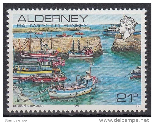 Alderney MiNr. 48 ** Freimarken: Ansichten In Alderney - Alderney