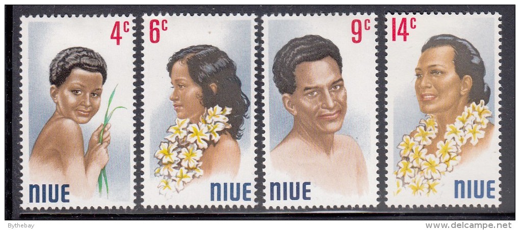 Niue MH Scott #143-#146 SG #162-#165 Set Of 4 People Of Niue - Niue