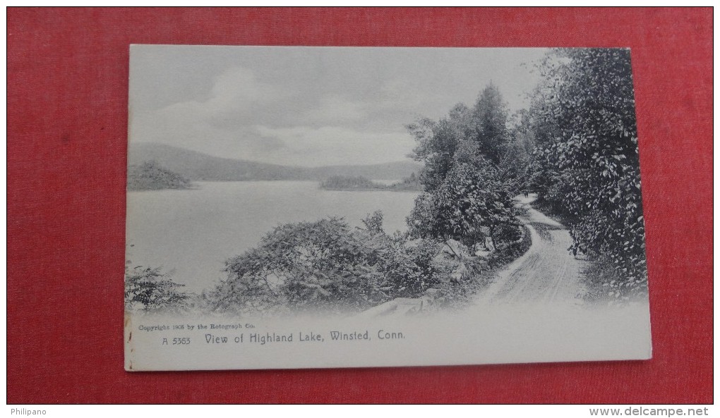 Rotograph---   Connecticut> Winstead  View Of Highland Lake     ----- Ref  1951 - Other & Unclassified