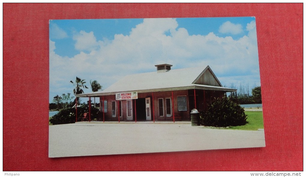 - Florida> Palm Beach County Welcome Station-- Ref  1952 - Palm Beach