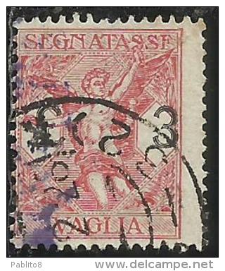 ITALY KINGDOM ITALIA REGNO 1924 SEGNATASSE TAXES TASSE POSTAGE DUE PER VAGLIA LIRE 3 USATO USED OBLITERE´ - Vaglia Postale