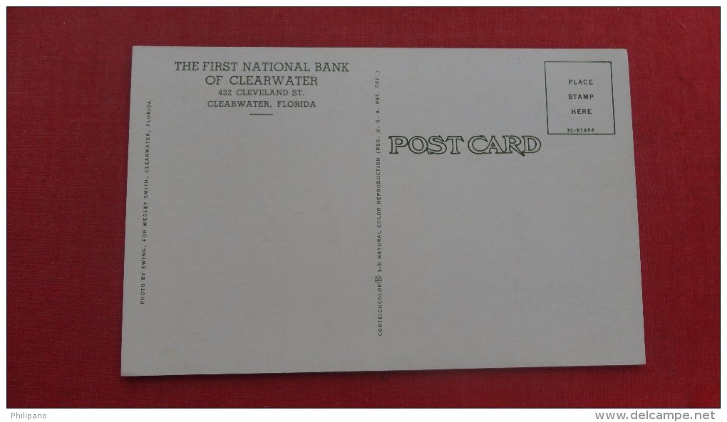 - Florida> Clearwater  Interior First National Savings Bank---ref 1952 - Clearwater