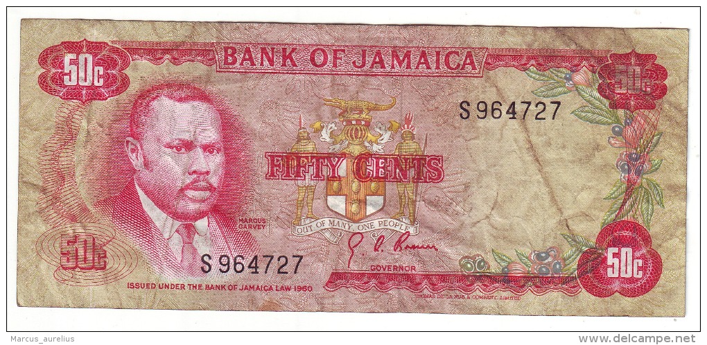 Jamaica 50 Cents 1970 - Jamaica