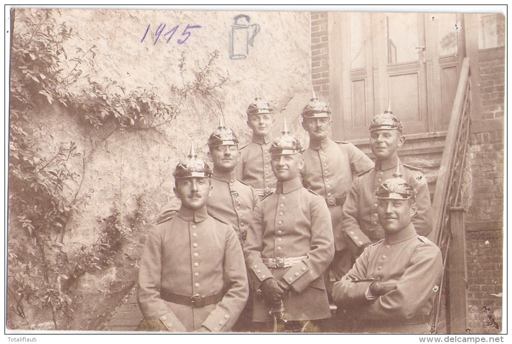 Offiziere Vor Dem Quartier In Preussisch STARGARD Gdanski 18.6.1915 Als Feldpost - Danzig