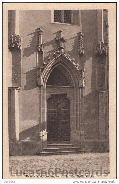 Krems Portal Der Spitalkirche - Krems An Der Donau