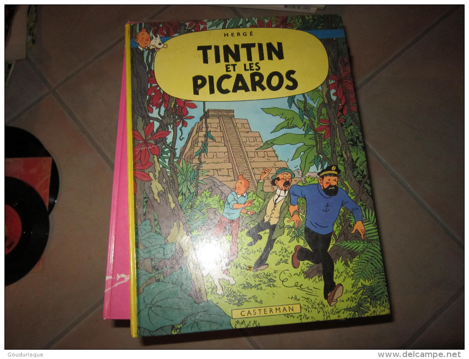 EO TINTIN  ET LES PICAROS 4 PLAT C1    HERGE - Tintin