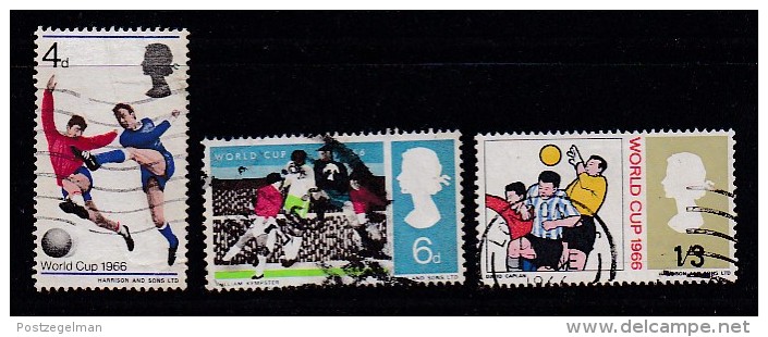 UK 1966 Used Stamp(s) Worldcup Soccer Nrs. 422-424 - Oblitérés